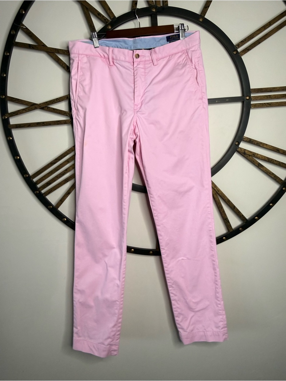 Polo by Ralph Lauren Men’s Light Pink Chino Pants 34x34